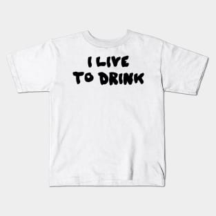 Drink drunk party funny t shirt Kids T-Shirt